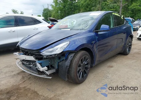 2024 Tesla Model Y Long Range Dual Motor All-Wheel Drive from USA, damaged, VIN 7SAYGDEE4RA247532
